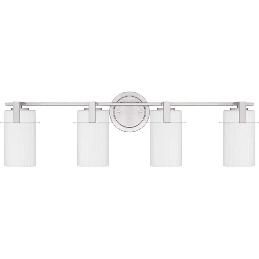 Seymour 4-Light Brushed Nickel Bath Light
