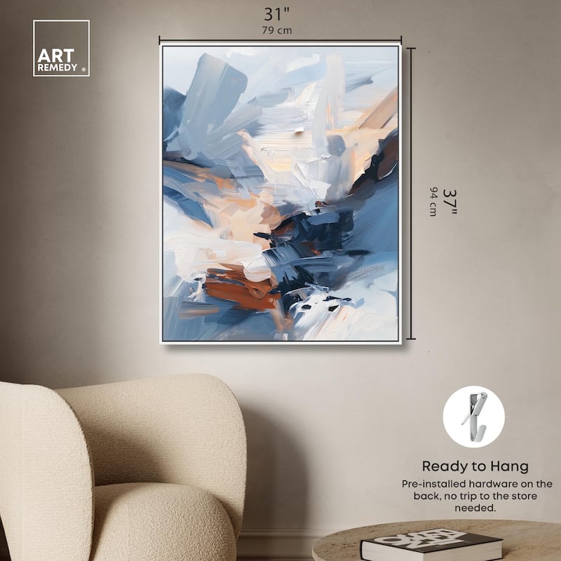 A Symphony in White I Canvas by Art Remedy