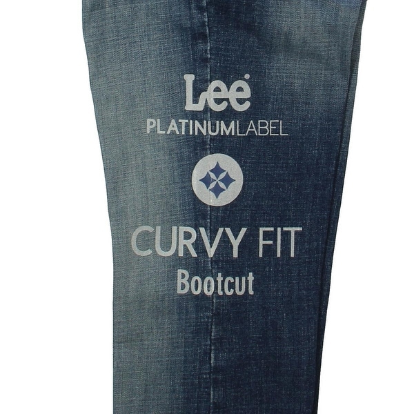 lee platinum label curvy fit bootcut jeans