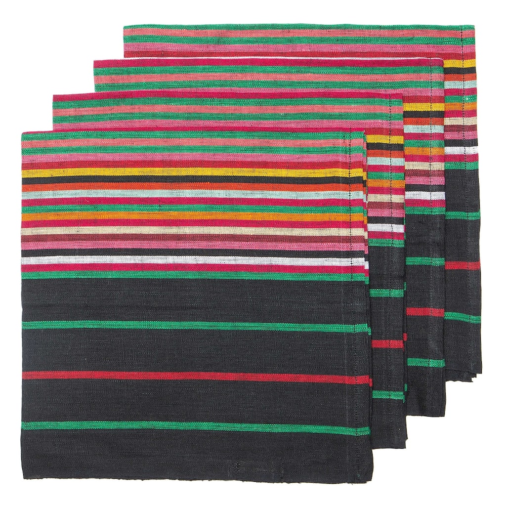 Caravan Multi Stripe Napkins - Set of 4