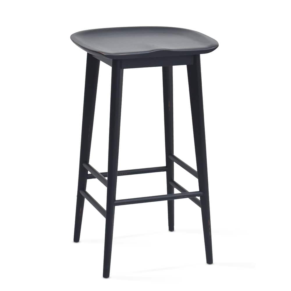 Steve Silver Hendry Backless Solid Acacia Counter Stool - Counter Stool