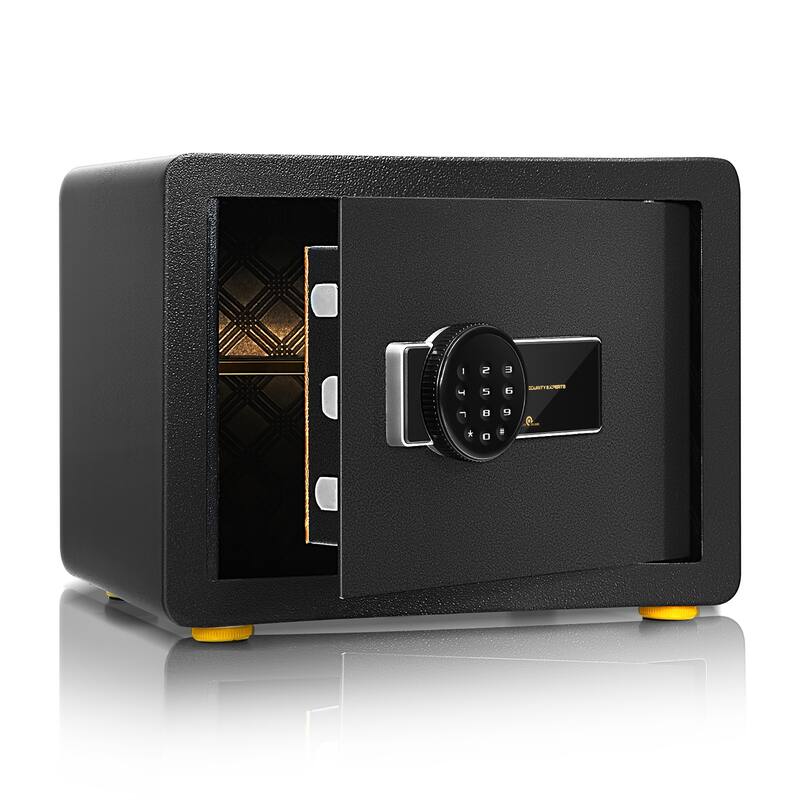 Costway 1.0 Cu Ft Electronic Digital Security Safe Box W/ Keypad & Key