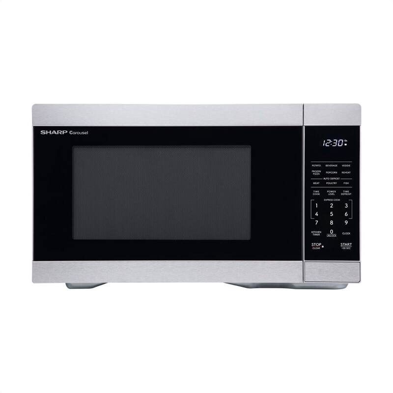 Sharp 1.1 CF Countertop Microwave Oven, Orville Redenbacher's Certified