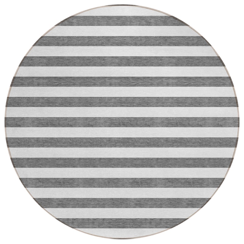 Dane Stripe Weather Resistant Classic Meets Modern Outdoor Rug