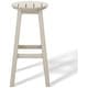 preview thumbnail 3 of 97, Laguna Hdpe All Weather Outdoor Patio 29" Round Bar Stool