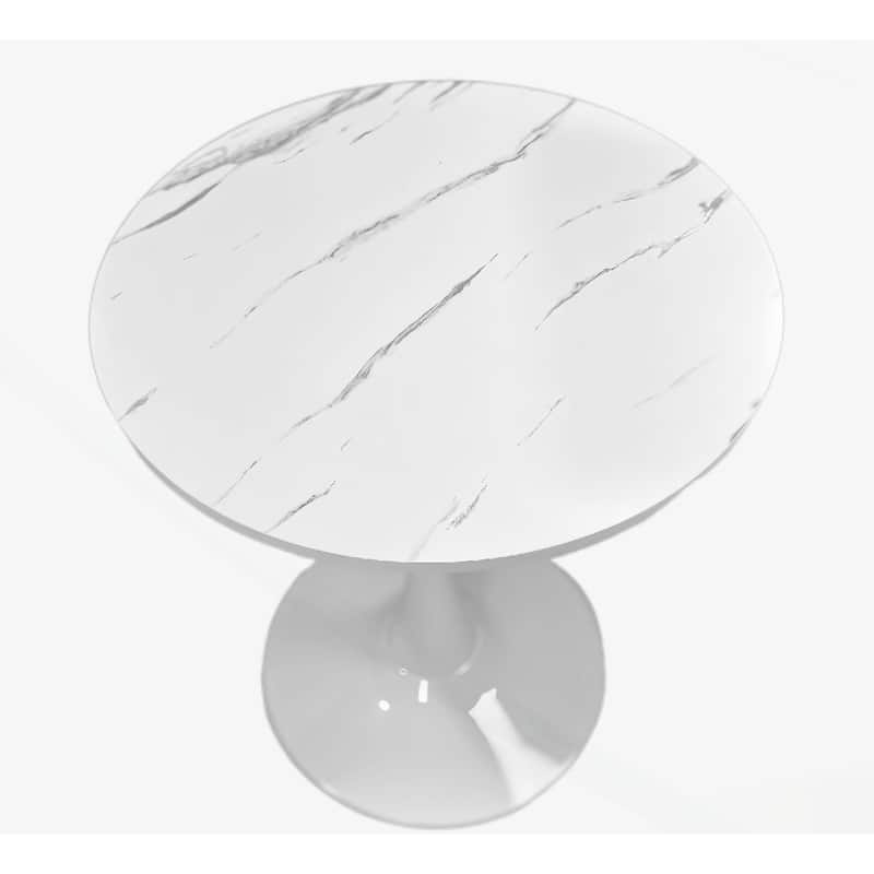 Versatile Modern Round Dining Table with Sturdy Construction and Stylish Design