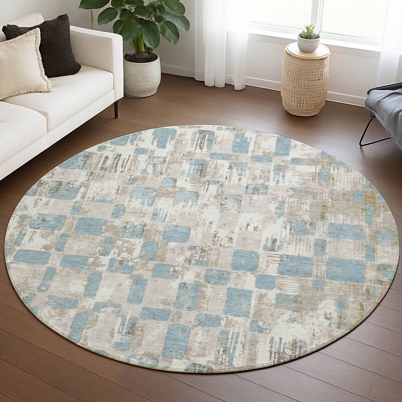 Machine Washable Indoor/ Outdoor Casual Foxfield Chantille Rug