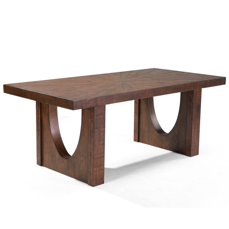 78" Solid Wood Base Dining Table