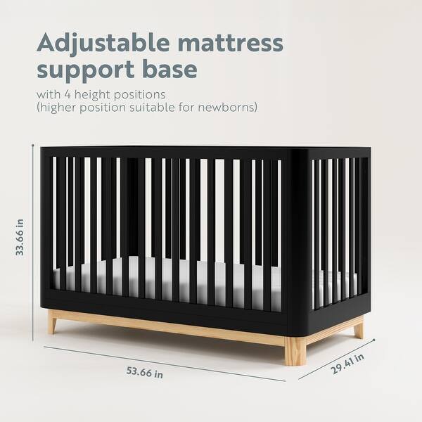 dimension image slide 0 of 4, Storkcraft Santos 3-in-1 Convertible Crib