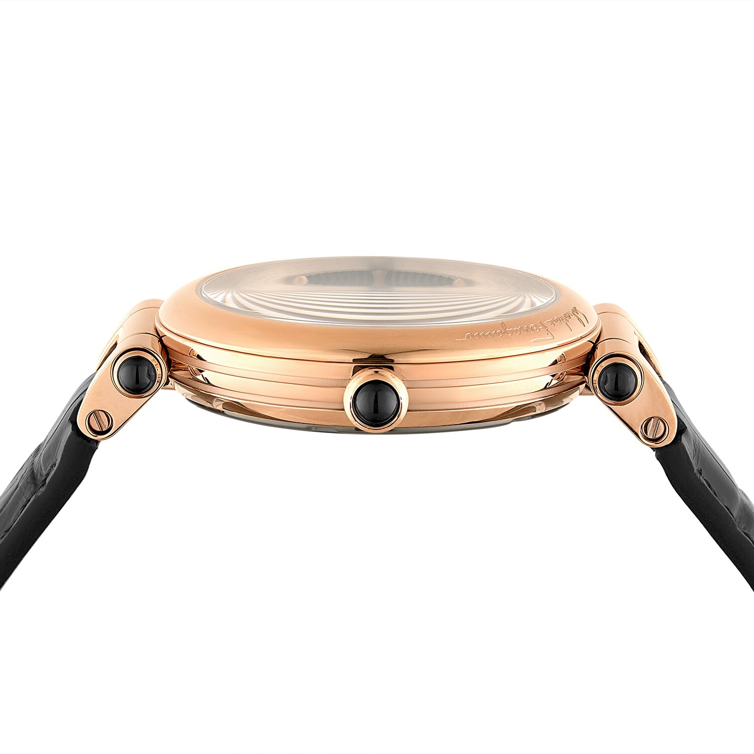 Salvatore Ferragamo Idillio SFYP01122 Black Croc Embossed 36mm Rose Gold Watch s-l1200.jpg main image 4