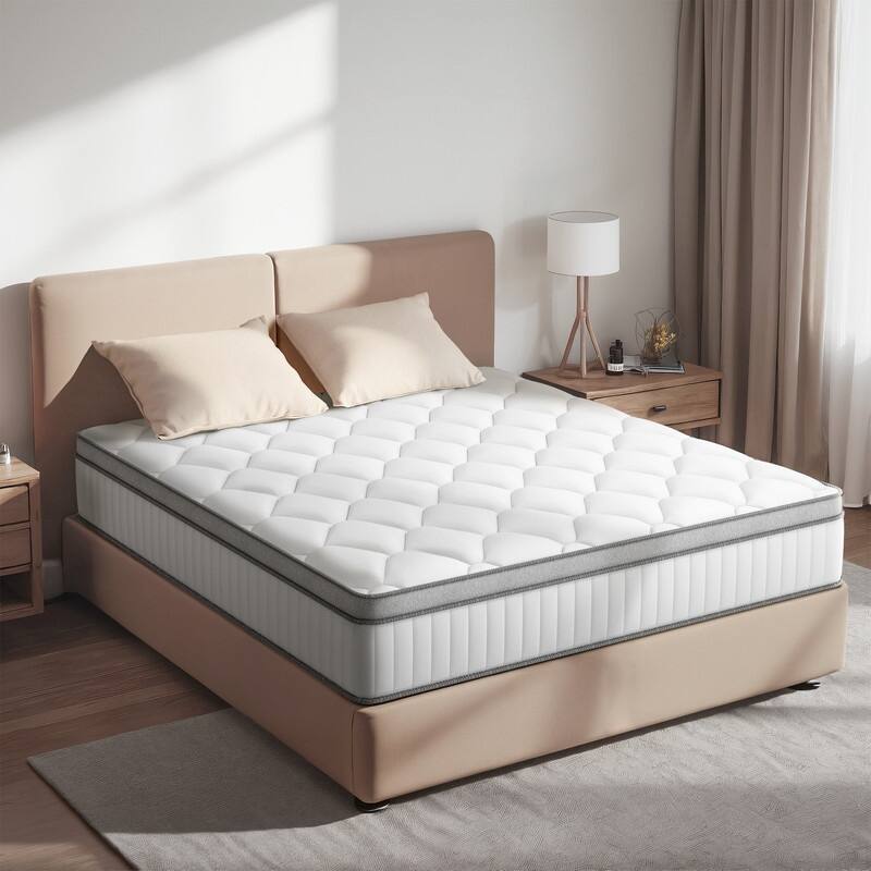 SweDrea 12 in. Firm Gel Memory Foam Mattress with CertiPUR-US and Oeko-TEX , Featuring Bamboo Charcoal Absorption.