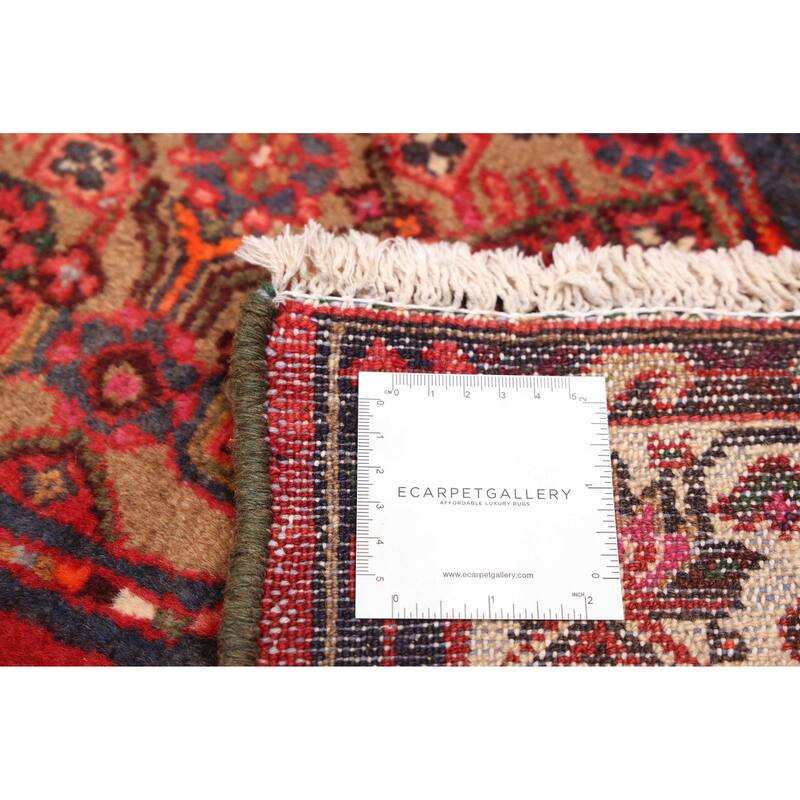 ECARPETGALLERY Hand-knotted Andelz Red Wool Rug - 3'4 x 5'0