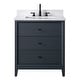 preview thumbnail 58 of 79, Vanity Art 30" Freestanding Bathroom Vanity with Engineered Marble Top and Sink
