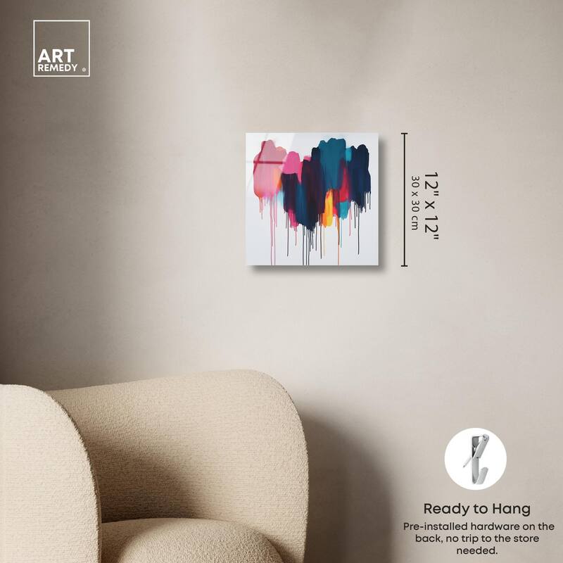 Glacier Color Glide Acrylic by Art Remedy, Ready to Hang