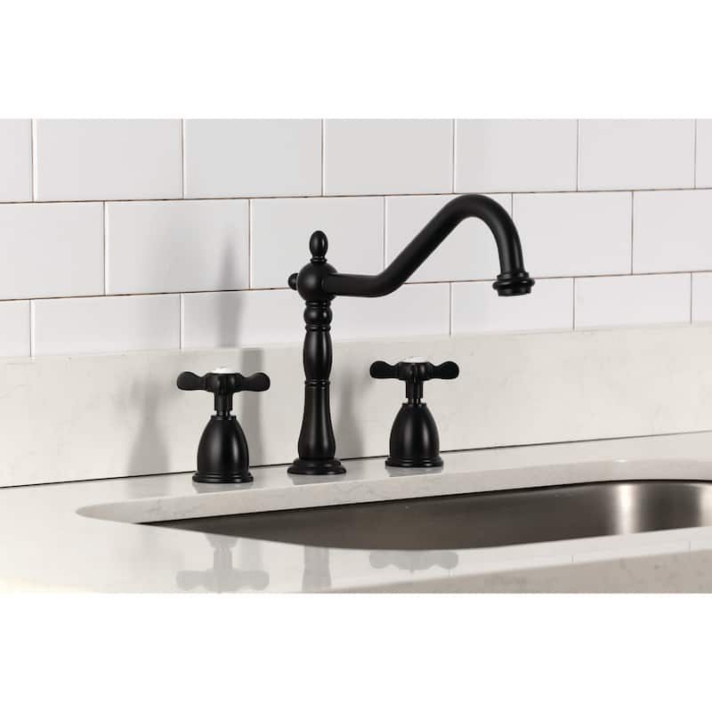 Kingston Brass Essex 1.8 GPM Widespread Kitchen Faucet