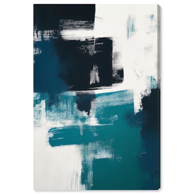 Weight of Teal II Canvas by Art Remedy, Gallery Wrapped