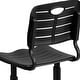 preview thumbnail 12 of 15, Adjustable Height Student Chair with Pedestal Frame - 16.25"W x 15.25"D x 30" - 32.5"H