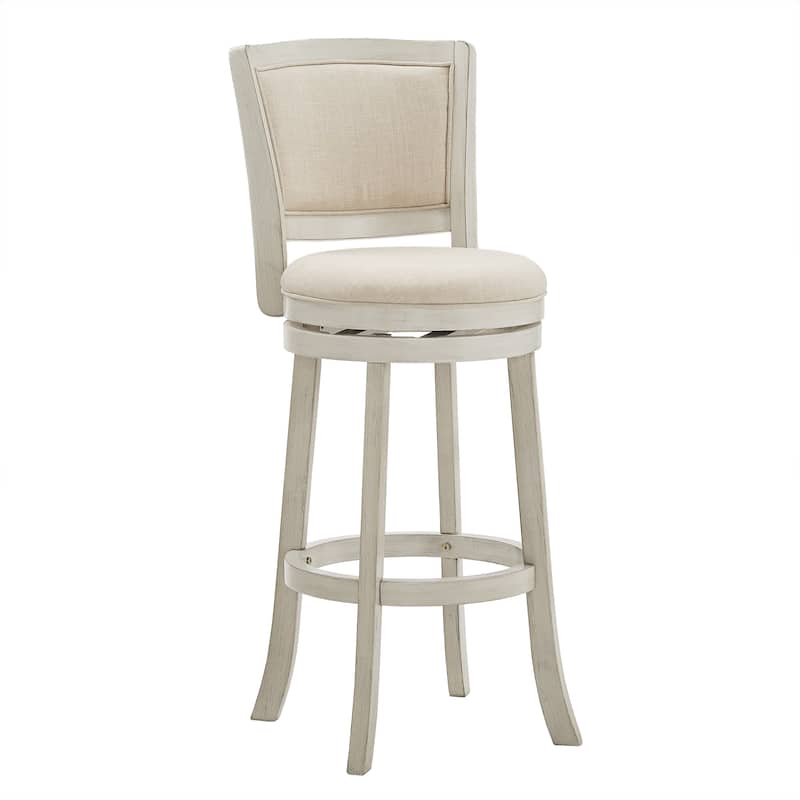 Menas Upholstered Back Swivel Stool by iNSPIRE Q Classic