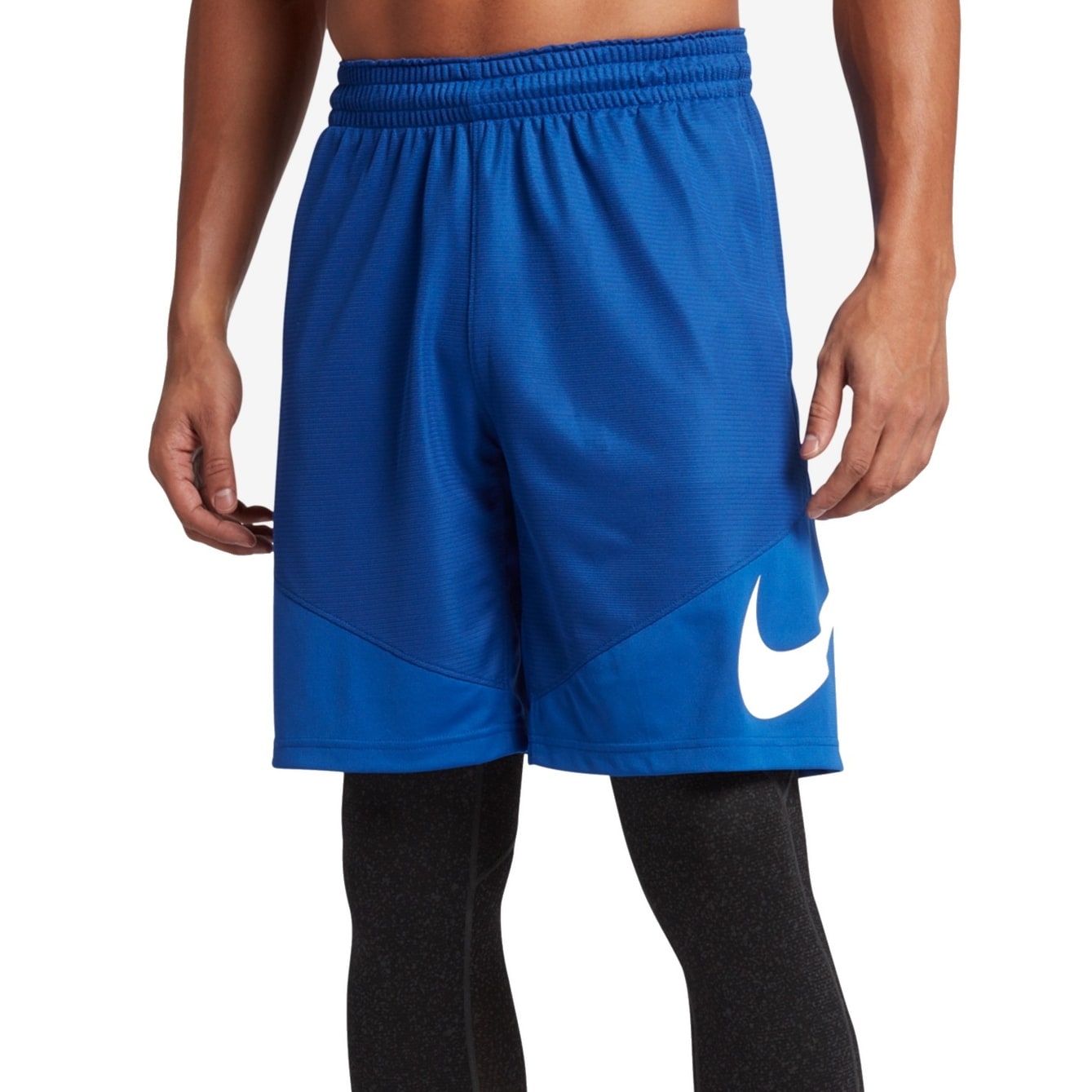 Shop Nike Mens Blue 2xl Xxl Dri Fit Athletic Performance