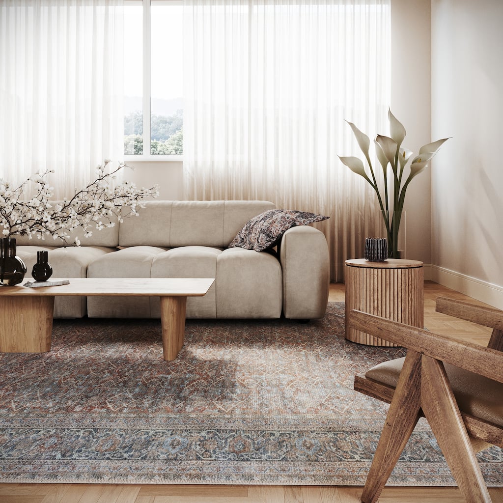 Nuloom Omariah Vintage & Distressed Washable Rug