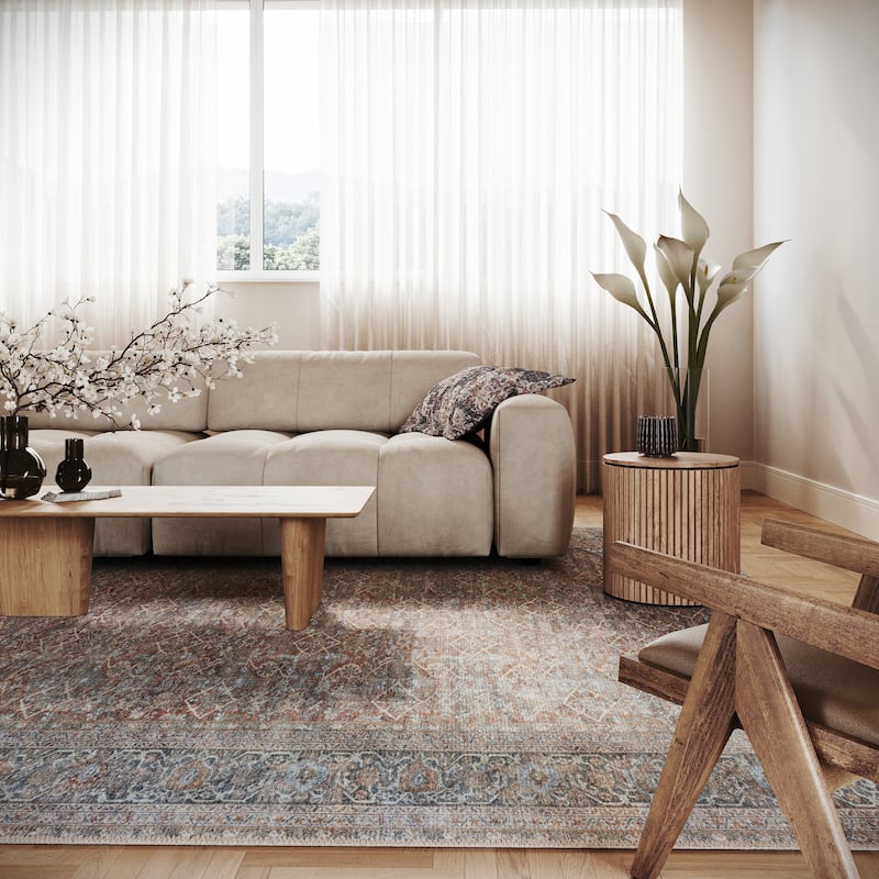 Nuloom Omariah Vintage & Distressed Washable Rug