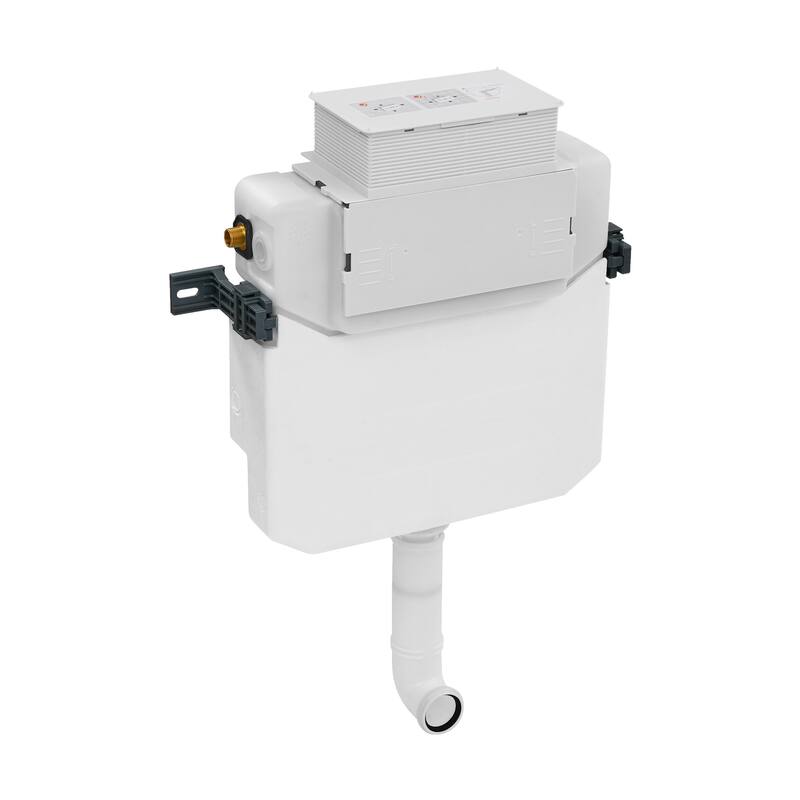 Biarritz H Concealed Toilet Tank Carrier System With Top Flush For Back-To-Wall Toilet - 30.3" x 17.3" 6.1"