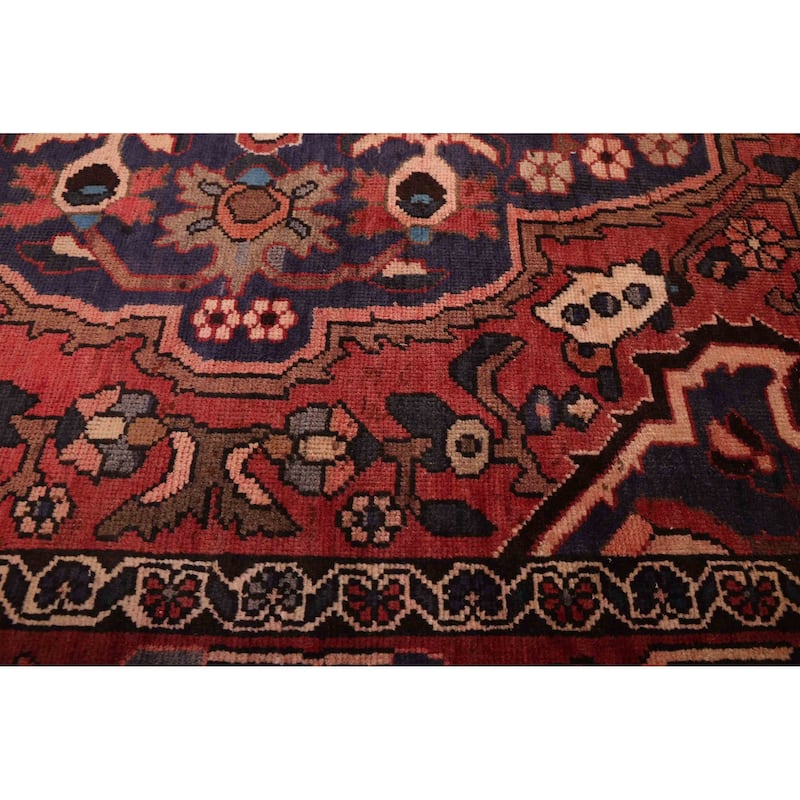ECARPETGALLERY Hand-knotted Kayseri Vintage Red Wool Rug - 6'8 x 10'0
