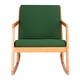preview thumbnail 72 of 89, SAFAVIEH Outdoor Patio Furniture Vernon Rocking Chair w/ Cushion - 25.6" W x 37.7" D x 30.7" H