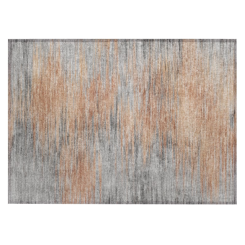 Machine Washable Indoor/ Outdoor Chantille Modern Ombre Rug