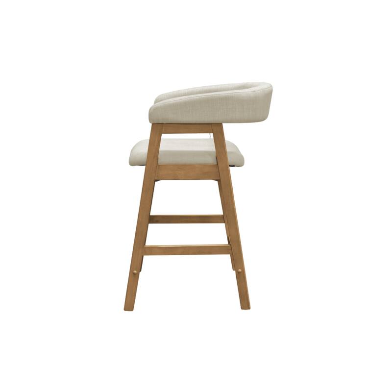 Alpine Furniture Cove Counter Height Chairs, Natural (Set of 2)