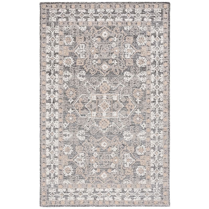 SAFAVIEH Handmade Antiquity Vernell Traditional Oriental Wool Rug - 8' x 10' - Ivory/Brown