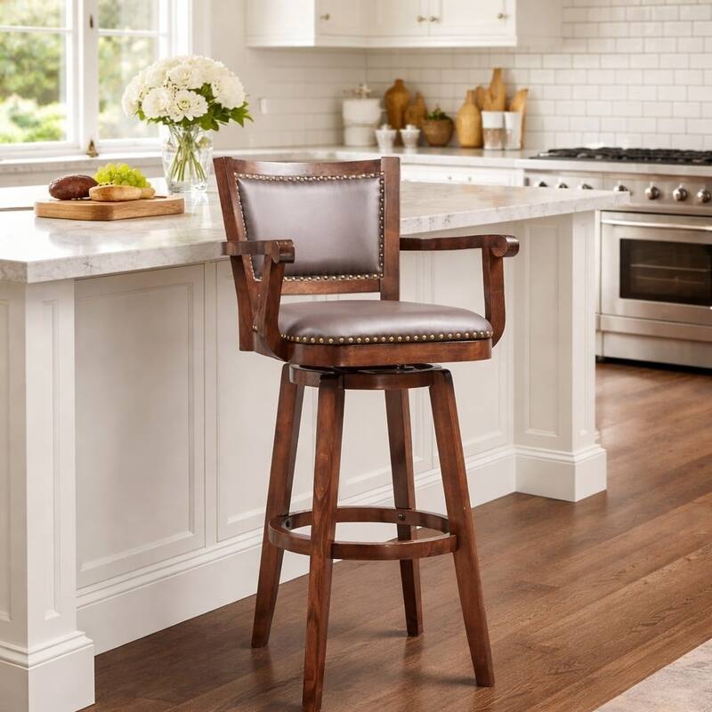 Broadmoor Wood Extra Tall Swivel Barstool