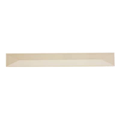 Apollo tile 2" x 16" Horizonte Glossy Soft Dove Gray Ceramic Tile (10.76 sq ft/case) - 50 Pack