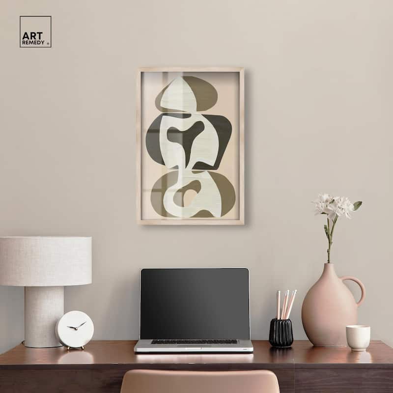 Shapes of Sage II Shadowbox by Art Remedy