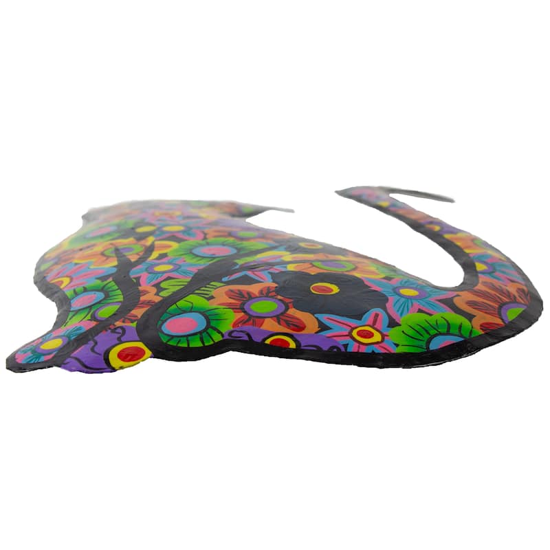 Happy Kitty Haitian Steel Drum Wall Art