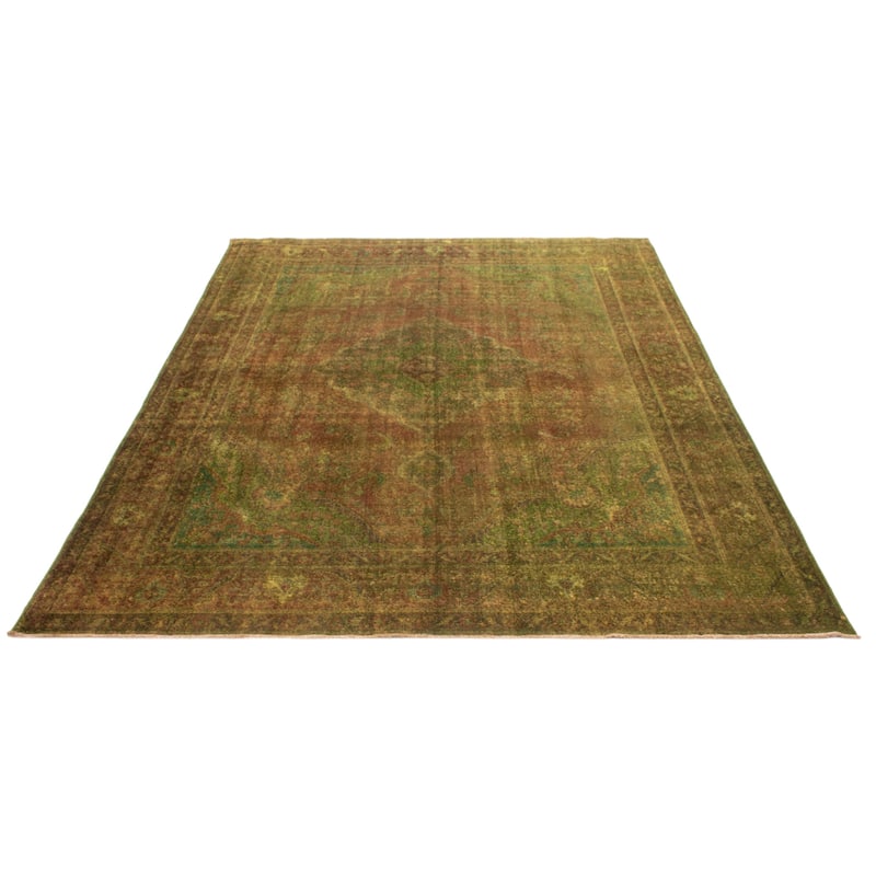 ECARPETGALLERY Hand-knotted Color Transition Green Wool Rug - 9'8 x 12'4