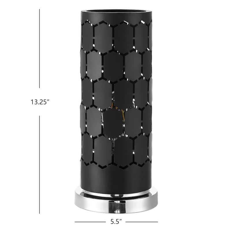 SAFAVIEH Lighting 13" Navo Table Lamp - 6"W x 6"D x 13"H