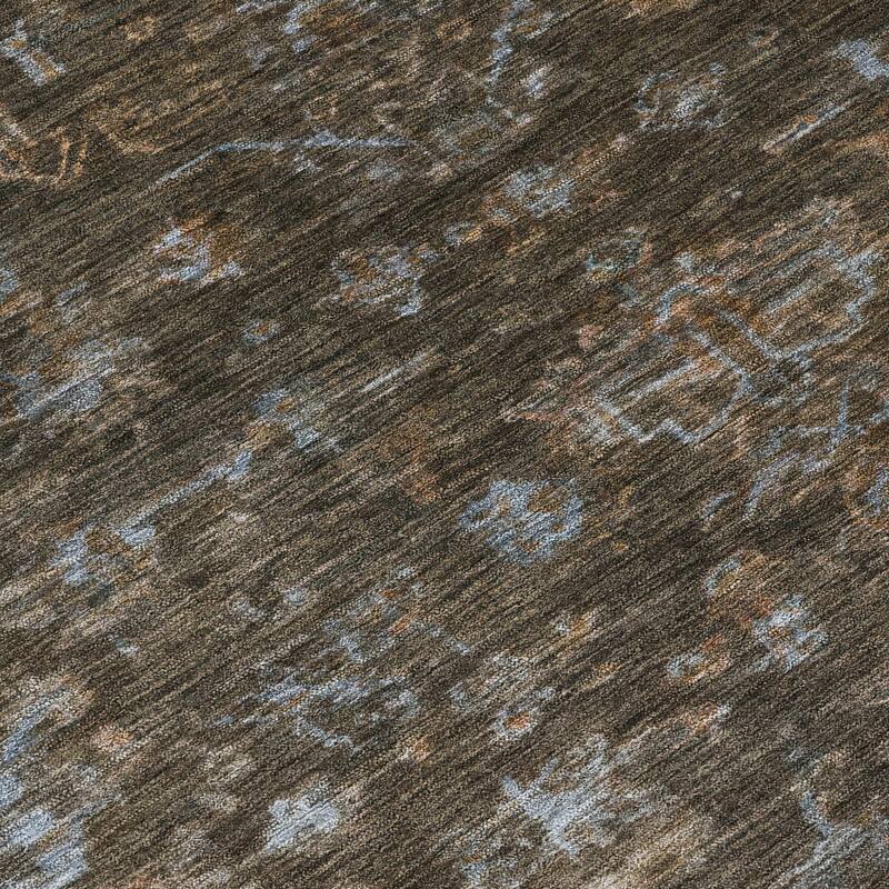 Machine Washable Indoor/ Outdoor Traditional Chelsea Chantille Rug