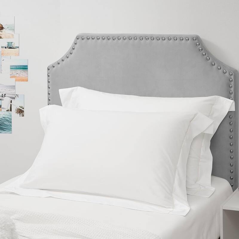 Sassi di Matera™ - Italy Made 100% Cotton Pillow Sham (2-Pack) - Italian Stitch Nocciola - Standard