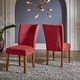 preview thumbnail 5 of 37, iNSPIRE Q Bold Parson Classic Upholstered Dining Chair (Set of 2) - Dining Chair