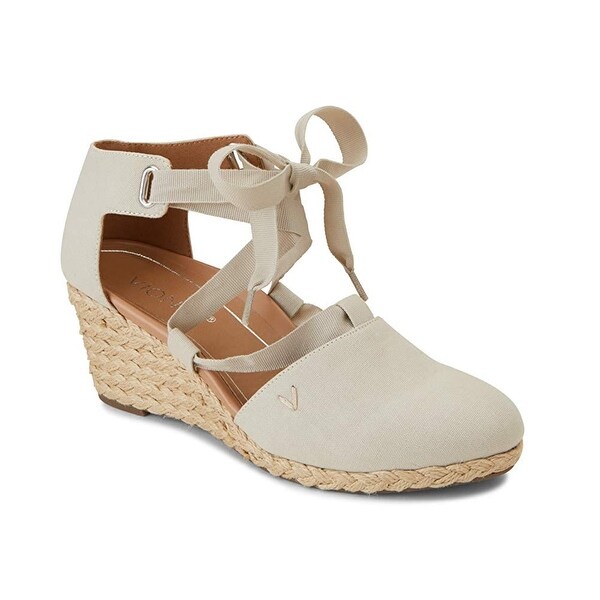 vionic espadrille wedges closed toe