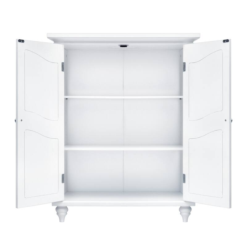 Teamson Home Versailles Freestanding Two-Door Floor Accent Cabinet