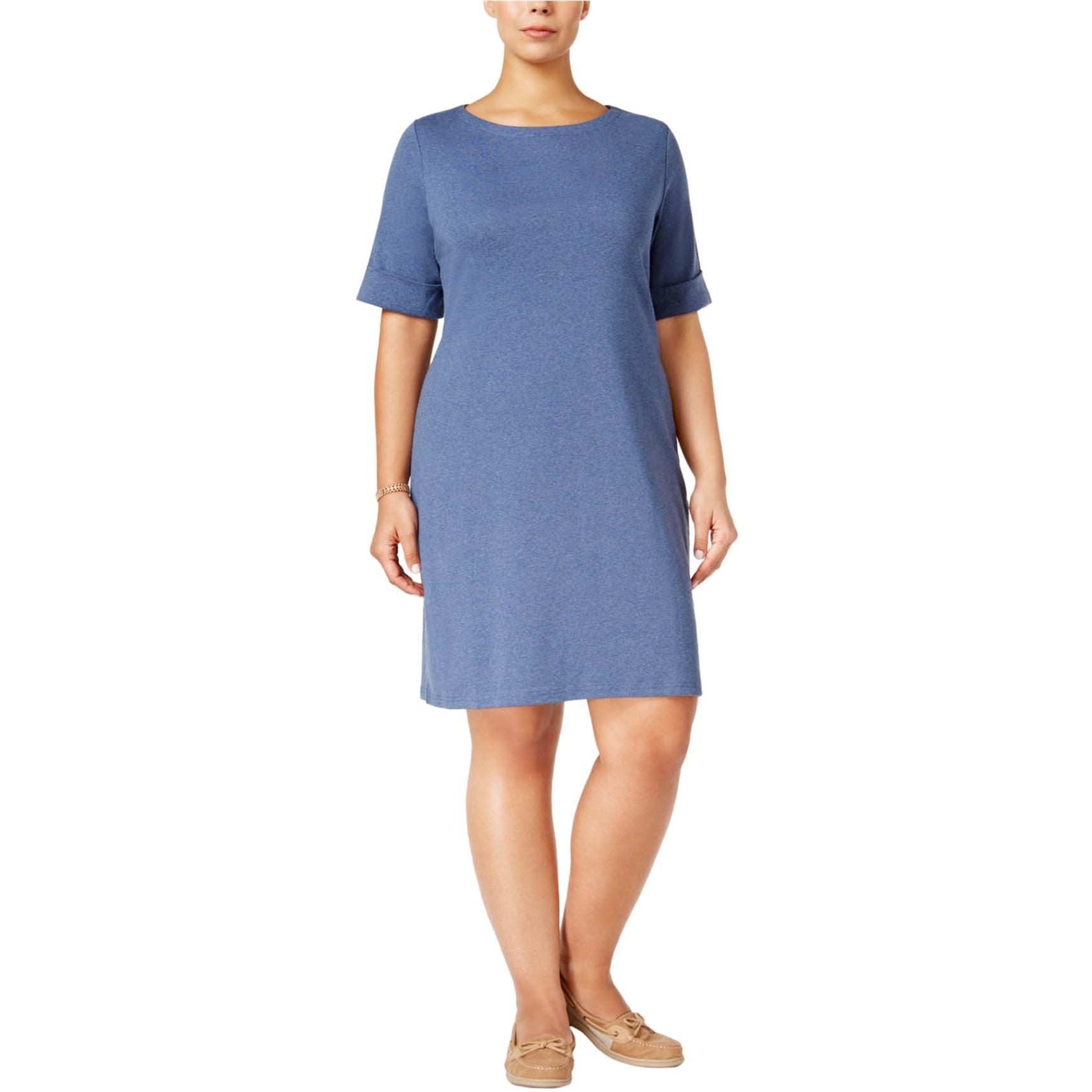 karen scott shirt dress