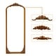 preview thumbnail 46 of 66, Arched Full-Length Solid Wood Carving Floor Mirror
