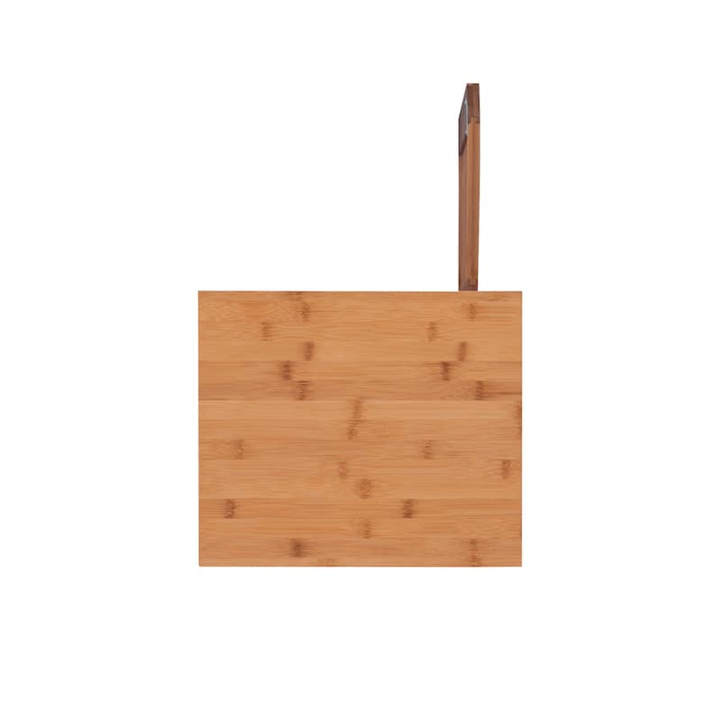 Linon Bracken Bamboo Mid Tower Cabinet