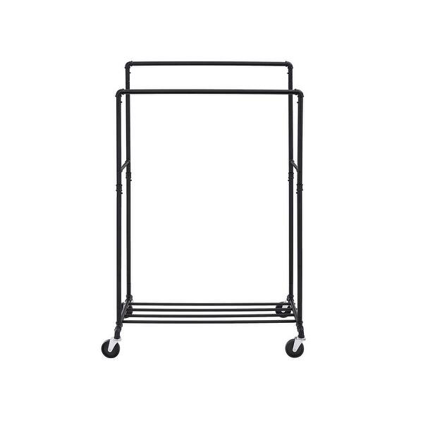  SONGMICS Industrial Pipe Clothes Rack Bundle with 50