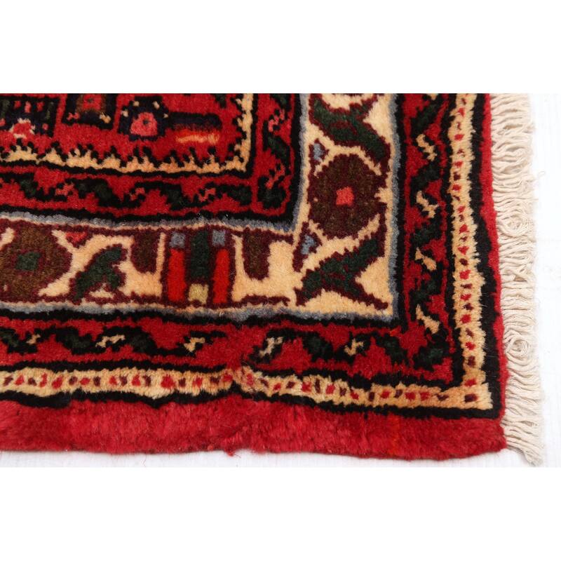 ECARPETGALLERY Hand-knotted Andelz Red Wool Rug - 2'6 x 10'0