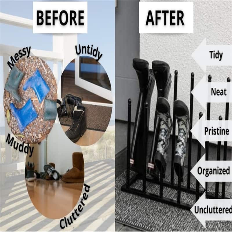 Boot Rack for Boot Storage - Boot Rack Organizer for Tall Boots