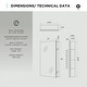 preview thumbnail 91 of 89, Bathroom Medicine Cabinet, Aluminum, Recessed/Surface Mount, Right/Left Hinged, Mirrored Interior