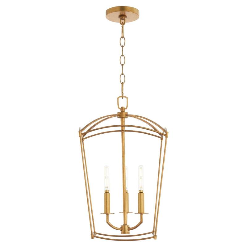 Quorum International 6812-3 Mantle 3 Light 12" Wide Pendant